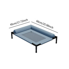 Elevated Cooling Dog Bed Portable Washable Dog Hammock Cat Bed for Cats Dogs Portable Dog Bed with Breathable Mesh Cot
