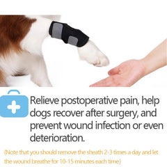 Dog Leg Brace Knee Brace Injury Anti-Licking And Biting Arthritis Surgery Recovery Bandage Brace Medium Large Pet Leg Fixed Belt