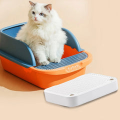 Cats Litter Box Footboard, Non Slip, Easy Cleaning, Cleaning Supplies, Detachable, Portable Keep Tidy, Pet Supplies, Accessory
