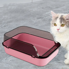 Cat Litter Box Pet Supplies Cat Sand Box Anti Splashing Cat Litter Container Large Kitten Toilet for Indoor Cats Small Animals
