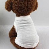 XS-3XL Blank Dog T Shirt Summer Cotton Dog Vest Shirt for Small Medium Large Dogs Yorkie Pitbull Clothes Pet Apparel