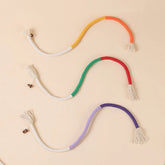 Cat Bite Rope Toy Grinding Teeth Durable Teasing Cat Rope Toy Cat Scratcher Rope Toy Cotton Rope Bite-resistant Chewing Toy