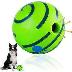 Pet Dog Toy Ball Wobble Wag Interactive Dog When Rolled Shaken Dog Toy Funny Indoor or Outdoor Play Agility Training