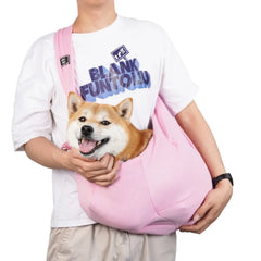 Breathable Foldable Pet Carrier Bag Large Capacity Lightweight Dog Cat Travel Backpack Portable Shoulder Sling for Pets
