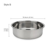Metal Dog Cat Stainless Steel Pet Bowl Food Drinking Bowl For Small Medium Big Dogs