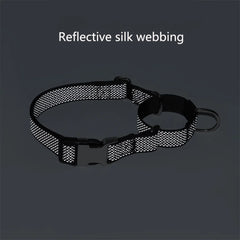 Personalized Martingale Dog Collar-Reflective dog Collars with Buckle,Custom Training Dog Collars Engraved with Name and Phone