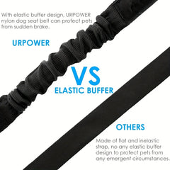 Car Seat Belt Pet Adjustable Cat Dog Car Seat Vehicle Dog Harness Lead Clip Safety Lever Traction Dog Collars Dog Accessoires