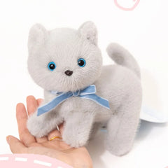 15CM Simulation Cats Plush Dolls Stuffed Animals Home Decoration Children Girl Friend Christmas Birthday Gifts