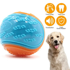 1Pcs Squeaky Balls Toys Dogs Interactive Toys TPR Dog Chew Toy for Dog Pet Teeth Cleaning Bite Resistance Pet Supplies