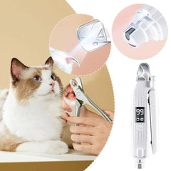 Professional Pet Nail Clippers with Led Light Pet Claw Grooming Scissors for Dogs Cats Small Animals Paw Nail Trimmer Pet Suppl