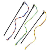 Cat Toy Interactive Teasing Rod with Rope for Cats to Chew and Chase Kitten Teaser Toy Pet Cats Wand Toys Stick Toy