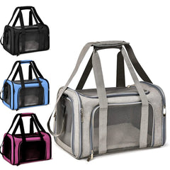 Portable Cat Bag Oxford Cloth Pet Crate Crossbody Tote With Adjustable Shoulder Strap Pet Carrier Cat Travel S 40*25*25cm