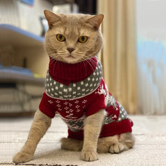 Cute Sphynx Cat Sweater Pullover Winter Warm Pet Clothes for Cats Kedi Kitten Costume Puppy Clothing Mascotas ropa para gatos