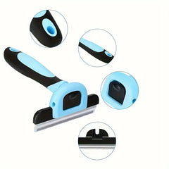 Undercoat Hair Removal Slicker Comb: Pet Grooming Tool for Dogs & Cats - Slicker Rake Brush