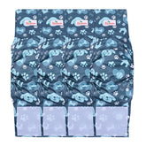 4PCS Washable Male Dog Diaper Reusable Nappy Belly Band Wrap Physiological Sanitary Pants For Incontinence And Training Diapers