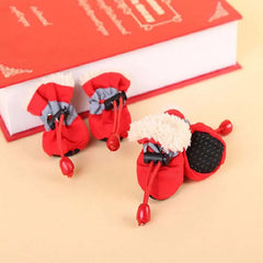 New Waterproof Pet Dog Shoes Anti-slip Rain Snow Boot Footwear Thick Warm For Small Cats Dogs Puppy Dog Socks Booties