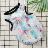 Cheap Sphynx Cat Vest Tshirt Summer Mesh Pet Sleeveless Clothes for Cats Gotas Katten Kedi mascotas Shirts Sunscreen Clothing
