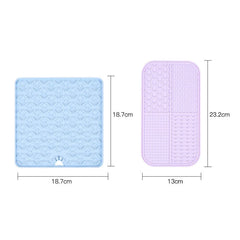 Pet Placemat Silicone Pets Eating Slowly Food Pad Cat Slow Feeding Mat Dog Lick Mats Cats Dogs Feeding Supplies