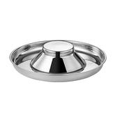 Stainless Steel Slow Feeder Bowl for Cats & Puppies - Anti-Choke Healthy Pet Dish Thickened Design Easy to Clean