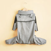 Pet Dog Waterproof Raincoat Jumpsuit Reflective Rain Coat Sunscreen Dog Outdoor Clothes Jacket for Small Dog Pet Supplies