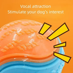 1Pcs Squeaky Balls Toys Dogs Interactive Toys TPR Dog Chew Toy for Dog Pet Teeth Cleaning Bite Resistance Pet Supplies