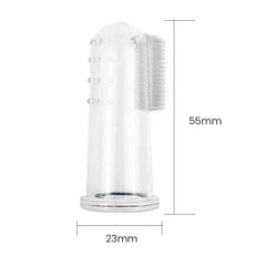 5pcs Super Soft Pet Finger Toothbrush Dog Brush Bad Breath Tartar Teeth Care Tool Dog Pet Supplies Cepillo Para Perro