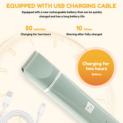 Professional Dog Hair Clipper Rechargeable Electrical Pet Grooming Trimmer Low Noise Dog Cat Hair Clipper Two Speed