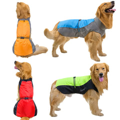2025 Pet Dog Rain Coat Waterproof Jackets Breathable Assault Raincoat for Big Dogs Cats Apparel Clothes Pet Supplies 7XL 8XL 9XL