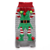Winter Dog Clothes Christmas Holiday Sweater Chihuahua Teddy Outfit coat for Small Medium Large Dog and Cat Autumn Warm
