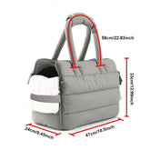 Original Pet Handle Bag For Puppy And Cat Winter Pet Carrier Bag Windproof Warm Portable Pet Travel Bag With Warm Mat