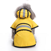Dog Raincoat for Small Dogs, Waterproof Reflective Pet Rain Poncho with Hood for Bichon, Puppy, Outdoor Walking