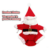 Christmas Dog Costume Funny Santa Claus Clothes for Small Medium Dogs Cats Cute Puppy Dress Up Apparel Chihuahua Pug Party Gifts