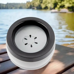 Portable Plastic Pet Dog Bowls No Spill Floating Design Non-Slip Cat Bowl Water Feeder Dry Mouth Support Pet Accessories