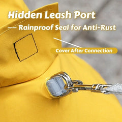 Storm Reflective Trim Dog Raincoat - Windproof & Waterproof Outdoor Adventure Jacket for Small/Medium Dogs Dog Clothes