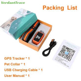 4G 2G GPS Pet Tracker Animal Tracker Collar Anti-Lost Real Time Tracking Dog Cat Locator Pet Fashion Neck Collar