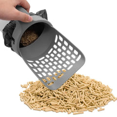 Self Cleaning Cat Litter Shovel Scoop Pet Toilet Garbage Picker Accessory for Cat Litter Box - Pet Supplies
