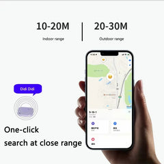 Mini GPS Tracker, Anti-Loss Bluetooth Locator for Kids, Elderly, Pets, Airtag