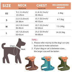 Explosion-proof and reflective pet chest strap vest-style dog chest strap anti-lost adjustable chest strap