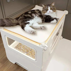 Transparent Cat Cages Home Indoor Multi-storey Cat Villa Litter One Super Large Space Cat Cage House with Pulley Pet Product