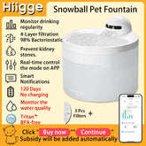 Hiigge Cat Water Fountain SE 70mai Wireless Automatic Pet Drinker for Dog Cats Water Dispenser with data analysis