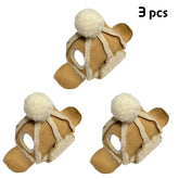 Winter Dogs Hat Puppy Warm Comfortable Handsome Poilt Cashmere Dog Cap For French Bulldog Teddy Schnauzer Pet Accessories