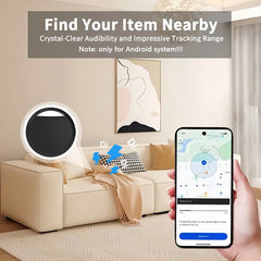 Android Airtag GPS Tracker Smart Tag Find My Device Google Mini Locator Bluetooth Tracking Location Finder Search Keys Cat Dog