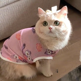 Pet Clothes Golden Gradient Anti-Shedding Vest Cat & Puppy Summer Tank Top Lightweight Breathable All-Season Dog Cat Vest