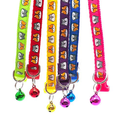 1pc Colorful Cartoon Patch Dog Cat Bell Collar Cat Neck Cover Pet Gift