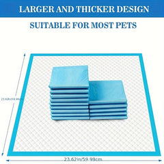 400/300/200/100/50pcs 23.6 inch x 23.6 inch super absorbent waterproof dog urine pad, puppy training, puppy urine pad and pet