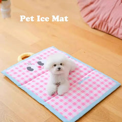 Pet Summer Cooling Bed Mat for Dogs Sofa Medium Dog Pets Products Small Breeds Supplies Baskets Cats Large Big Beds Accessories