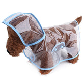 Xs-8XL Pet Dog Clothes Transparent Puppy Raincoat Fashion Color Edge Snap Design Waterproof Dog Rain Coat for Large Dogs Costume