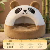 Thickened Cat Bed - Suitable for All Seasons - Closed Design - Safe and Warm - Chinese Panda Style