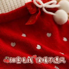 Christmas Cat Clothes Pet Winter Kitten Keep Warm Soft Knit New Year Sweater Dresses