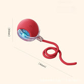 New Electric Cat Ball Toys Automatic Rolling Ball With Teaser Bird Cat Toys Pet Interactive Smart Sensor Rechargeable Cat Toys